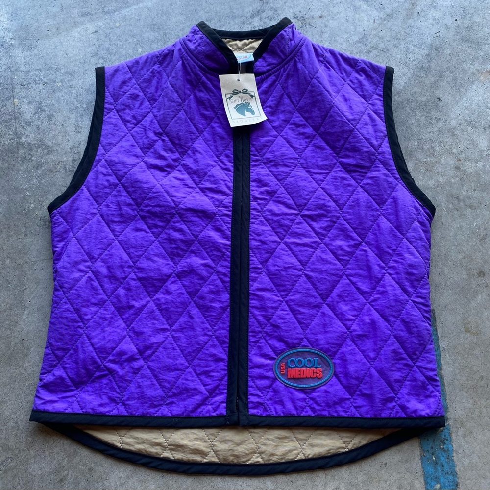 Cool Medics USA Cooling Vest - Lightweight Quilted Design Horse